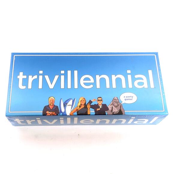 Trivillennial Party Game for Millennials 1000 Questions New Sealed 2019 Ages 17+ - Picture 1 of 2